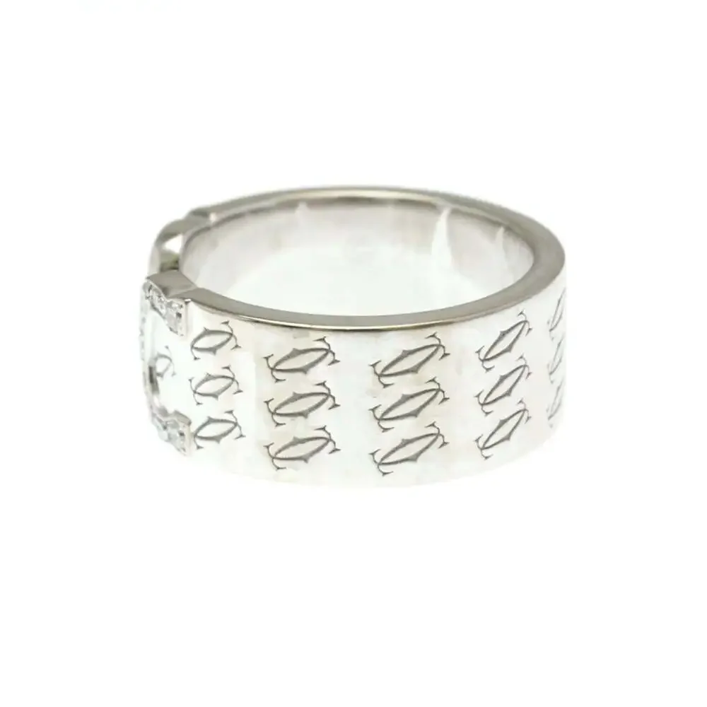 CARTIER 18k Silver Diamond Ring